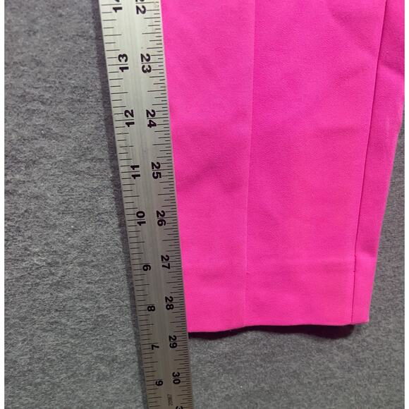 Lilly Pulitzer Worth Skinny Barbie Pink Stretch Pants Size 2 - Picture 7 of 13